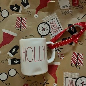 Rae Dunn Christmas mug ornament